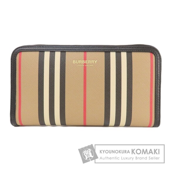 Burberry Round Long Leather Zip Wallet - Picture 2 of 8